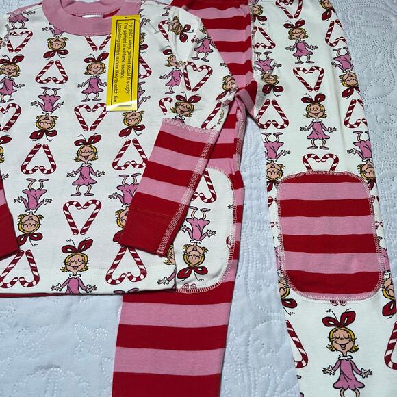 NWT Hanna Andersson Cindy Lou Who PJ Set Size 6/7 - Picture 5 of 6